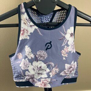 NWT Peloton x Wear It To Heart Wild Flower High Neck Bra - Large